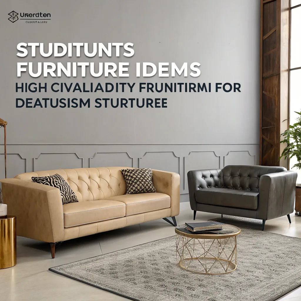 Stylish furniture pieces designed by students